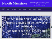Tablet Screenshot of naioth.com